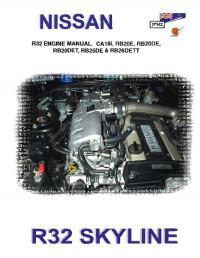 Engine Service Manual Nissan Skyline R32.