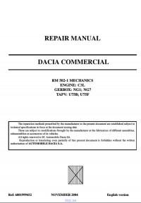 Repair Manual Dacia Pick-Up.
