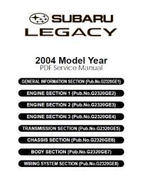 Service Manual Subaru Legacy IV.