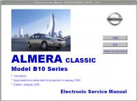 Руководства по эксплуатации, обслуживанию и ремонту Nissan Almera