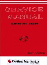 Service Manual Subaru 360 sedan.
