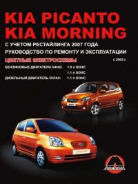 Руководство по ремонту и эксплуатации Kia Picanto с 2003 г.