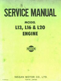 Service Manual Nissan engine L13/L16/L20.