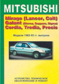 Устройство, ТО и ремонт Mitsubishi Colt 1983-1993 г.