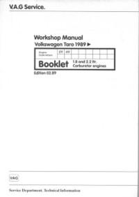 Workshop Manual VW Touareg с 2003 г.