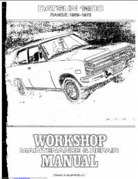 Workshop Manual Datsun 1200 1969-1973 г.