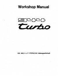 Workshop Manual Porsche 944 turbo.
