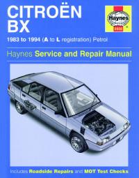 Service and Repair Manual Citroen BX 1983-1994 г.