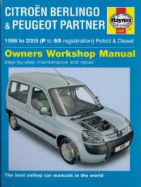 Owners Workshop Manual Peugeot Partner 1996-2005 г.