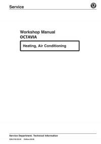 Workshop Manual Skoda Octavia.