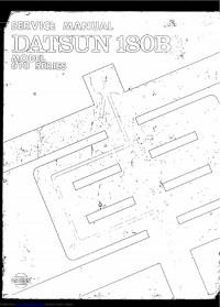 Service Manual Datsun 180B.
