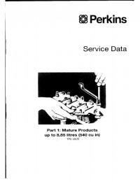 Perkins Service Data Booklet.