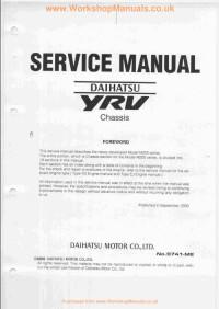 Service Manual Daihatsu YRV.