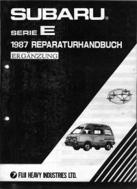 Руководство по обслуживанию и ремонту Subaru Domingo 1987 г.