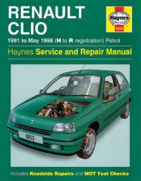 Service and Repair Manual Renault Clio 1991-1998 г.
