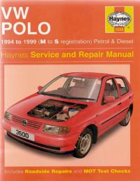 Service and Repair Manual VW Polo 1994-1999 г.