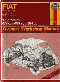 Owners Workshop Manual Fiat 500 1957-1973 г.