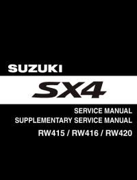 Service Manual Suzuki SX4.
