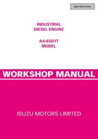 Workshop Manual Isuzu engine 6SD1T.