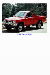 Service Manual Toyota Pick-Up 1993 г.