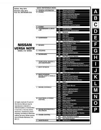 Service Manual Nissan Versa Note 2014 г.