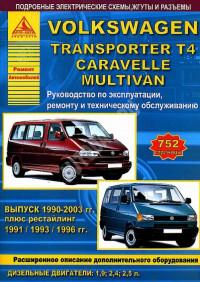 Руководство по эксплуатации, ремонту и ТО VW Transporter T4 1990-2003 г.
