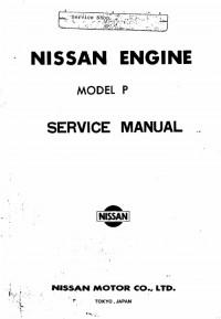Service Manual Nissan engine P.