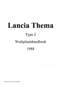 Руководство по ремонту и техническому обслуживанию Lancia Thema 1988 г.