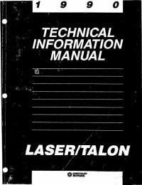 Techical Information Manual Eagle Talon с 1990 г.