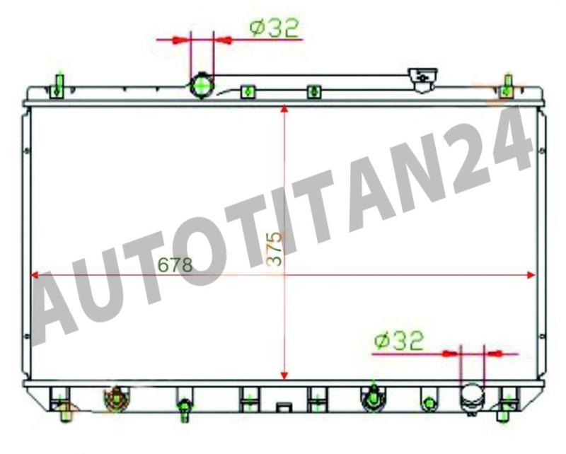 Радиатор Охлаждения Тойота Камри V40 Купить