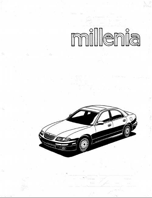 Инструкция по эксплуатации и руководство по ремонту Mazda Millenia