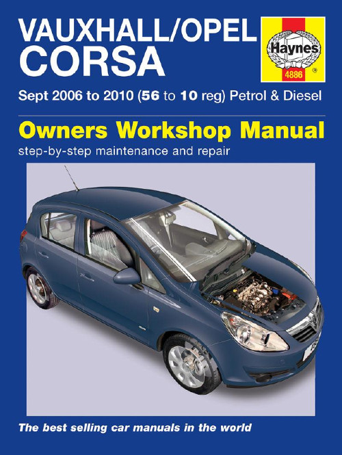 Инструкция по эксплуатации и руководство по ремонту Opel Corsa