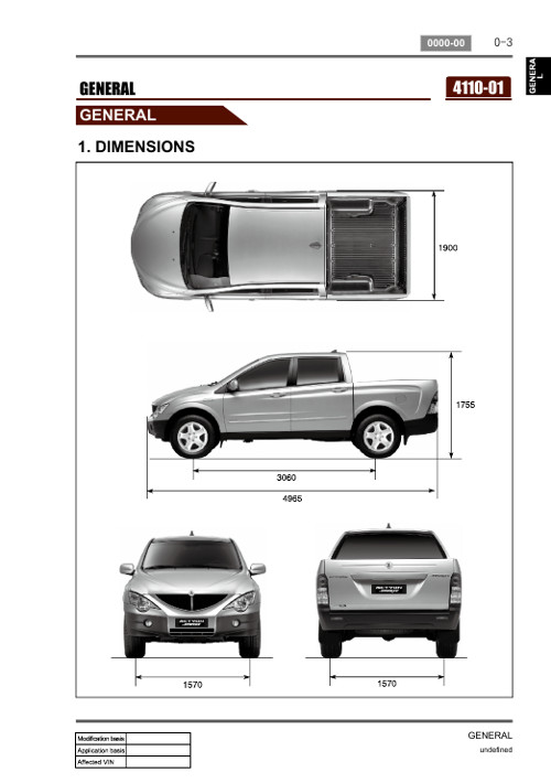 ssangyong actyon sport service manual